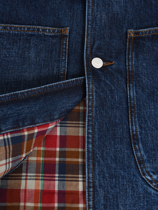 THREE POCKET DENIM CHORE STONE WASH_200